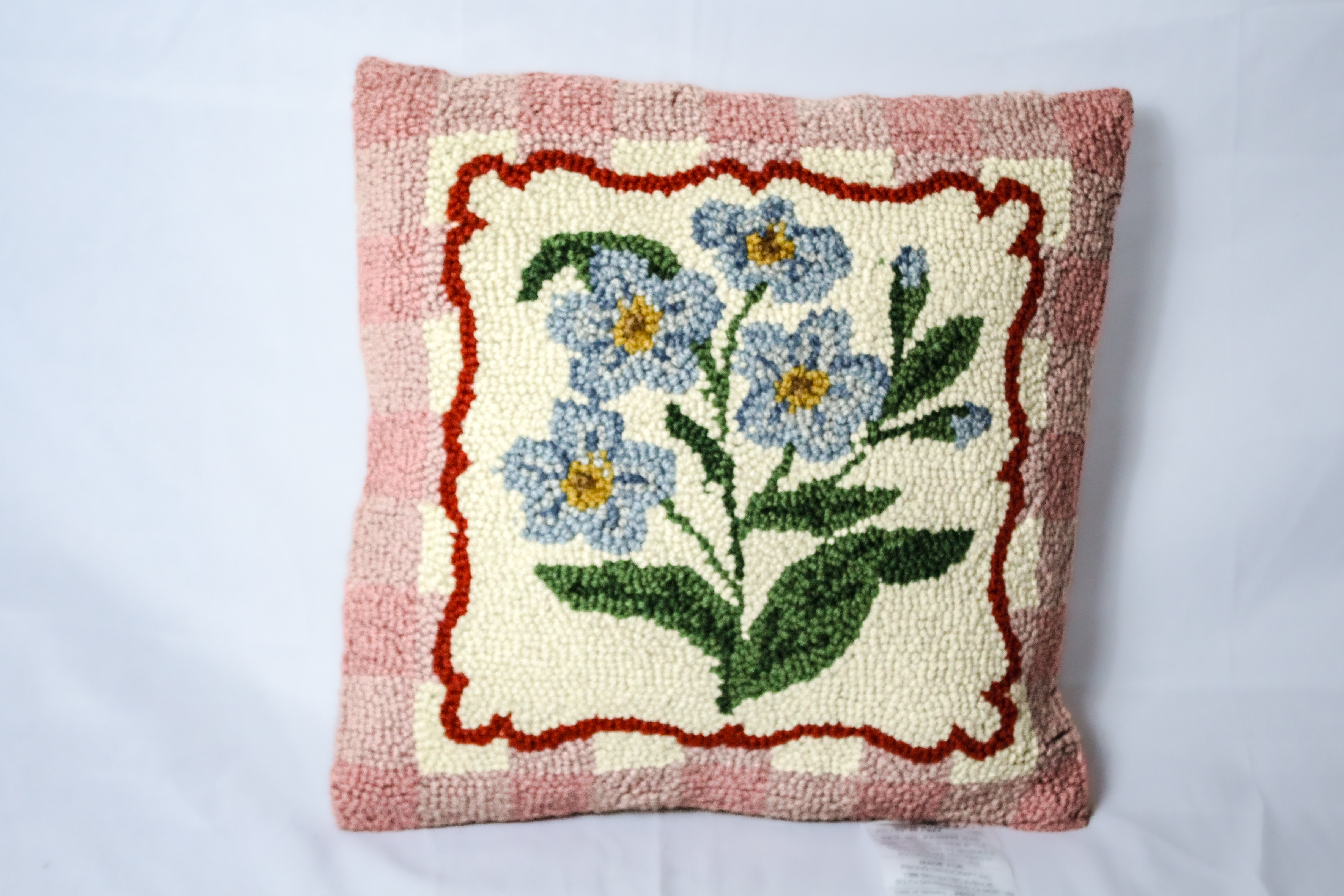 Wool Hooked Pillow curated by Beehive Homes